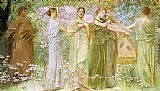 Thomas Wilmer Dewing The Days painting